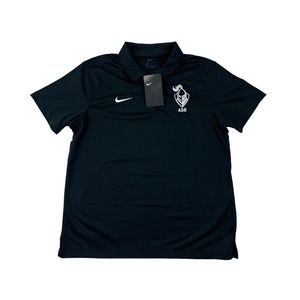 NWT Nike Black Short Sleeve Polo Women’s Shirt Sz M ASB Embroidered‎ Baker